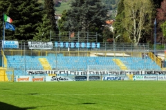 Calcio-Lecco-Ciserano-2016-Curva-Nord-Vuota