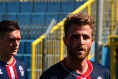 Calcio-Lecco-Ciserano-2016-Pollero-Rotini-infortunio