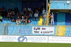 Calcio-Lecco-Ciserano-2016-Striscione-Distinti