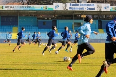 Calcio Lecco al lavoro