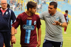 Zanetti dà le indicazioni a Romano
