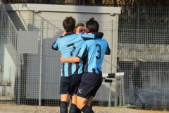 Bugno abbracciato da Ronchi e Cardinio