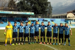 Il Lecco sceso in campo