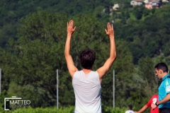 Olginatese Calcio Lecco Playout Ronchi braccia al cielo