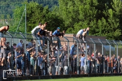 Olginatese Calcio Lecco Playout tifosi sulla recinzione