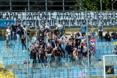 Calcio Lecco Dro Pierrot Curva Nord Striscione Bizzozero Di Nunno