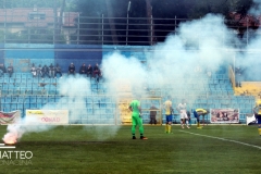 Calcio Lecco Pergolettese 2017 Fumogeno