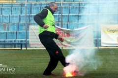 Calcio Lecco Pergolettese 2017 Steward Fumogeno