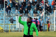 Calcio Lecco Scanzorosciate 2017 Bertolini esultanza