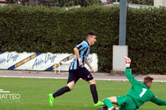 Calcio Lecco Caravaggio 2017 Mattia Locatelli Gol