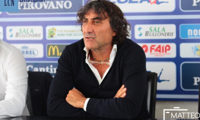 Luciano De Paola durante la conferenza stampa di presentazione