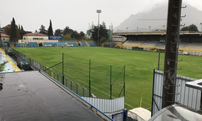 Lo Stadio "Rigamonti-Ceppi" di via Don Pozzi, casa della Calcio Lecco 1912