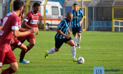 Un'accelerazione di Bertani durante Lecco-Bustese