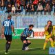 Francesco Luoni in azione contro il Trento, gara in cui ha anche segnato