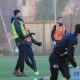 Delpiano osserva l'allenamento