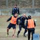 Davide Castagna bracca il capitano della Calcio Lecco Gabriele Cavalli