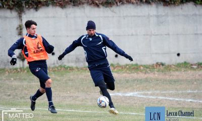 Angelo Rea in allenamento al "Rio Torto" di Valmadrera