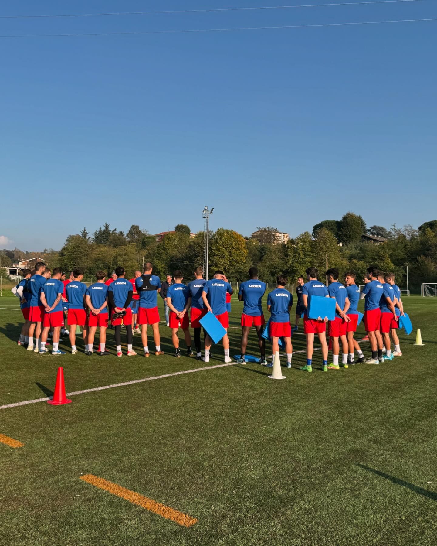 Seduta d'allenamento della Casatese prima della gara con il SondrIo CASATESE/FACEBOOK