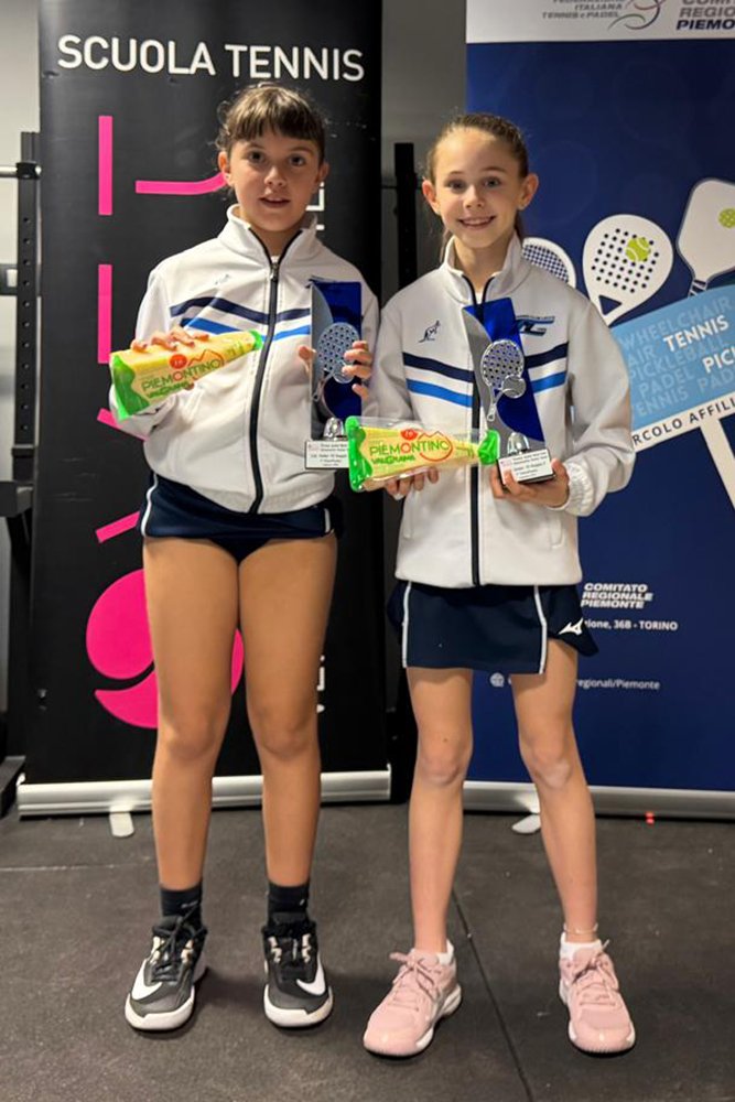 Martina Busa (sinistra) e Virginia Rossoni, due delle atlete di casa protagoniste nel torneo